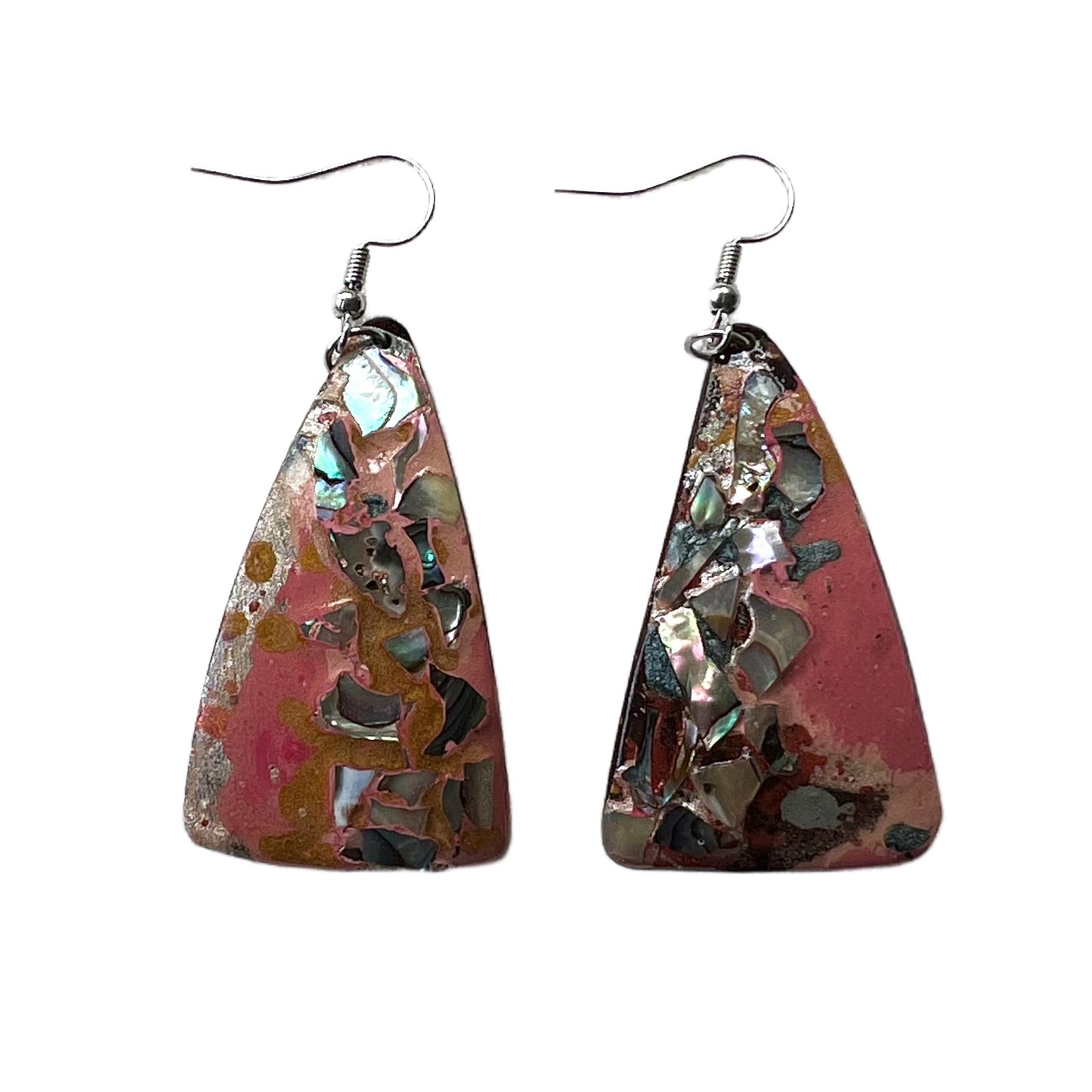 Handmade triangular earrings for woman NZ online Nova 04