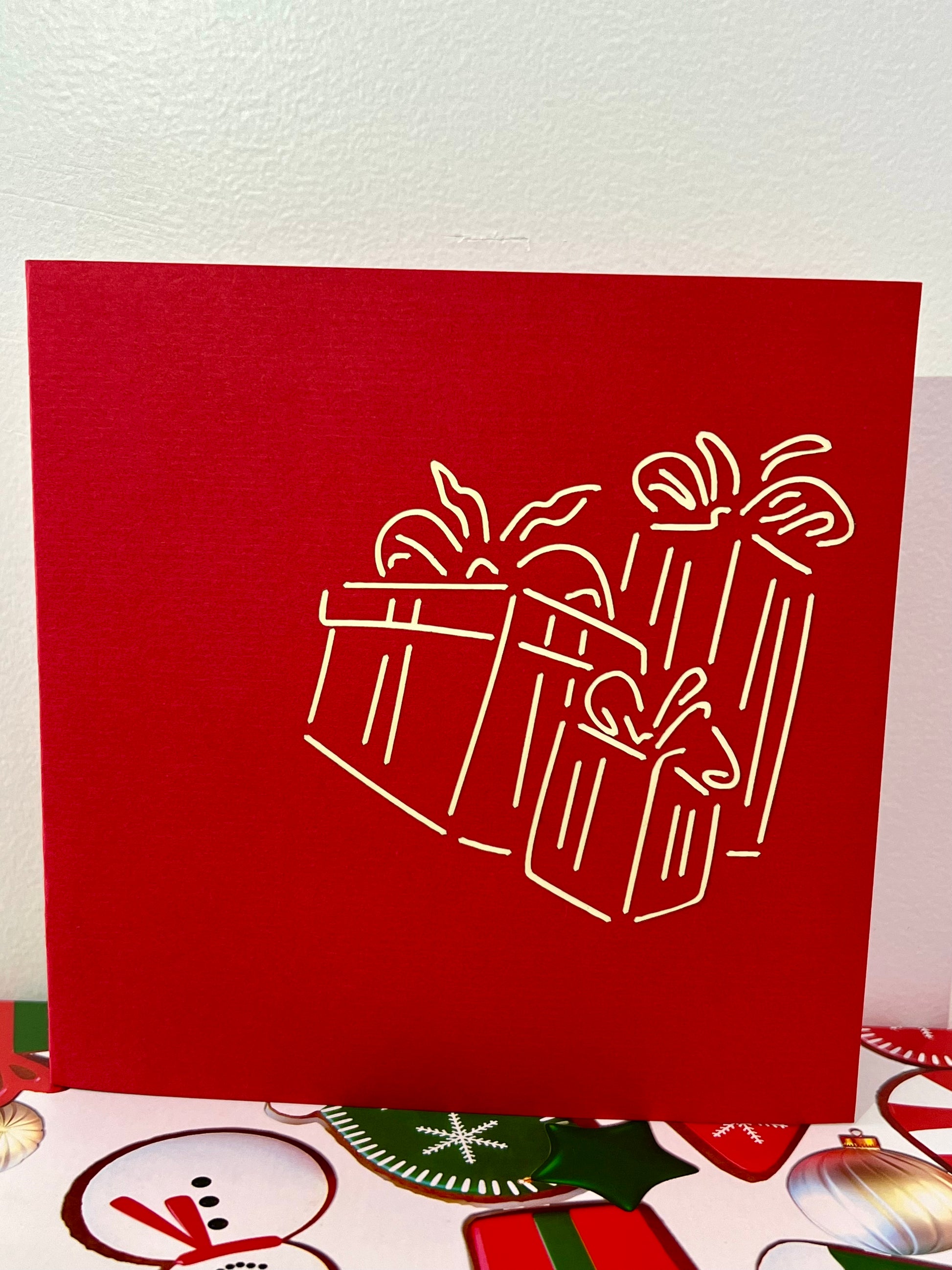 Birthday Gifts popup card - outside