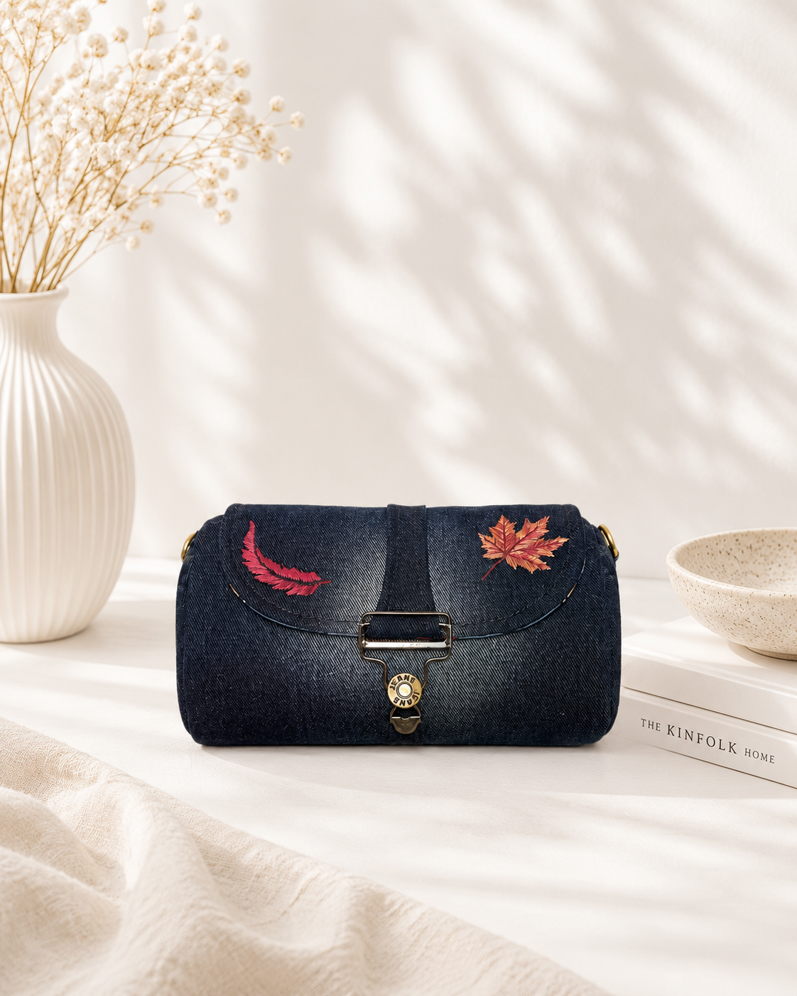 Black Baguette Bag
