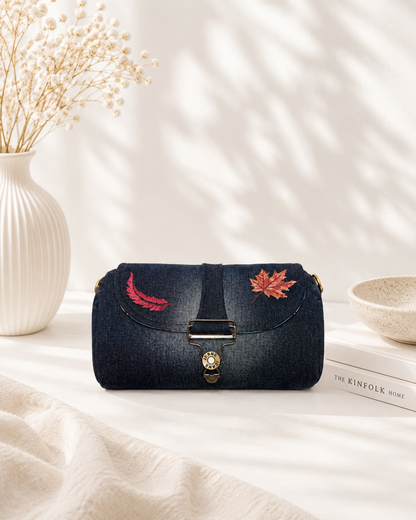 Black Baguette Bag