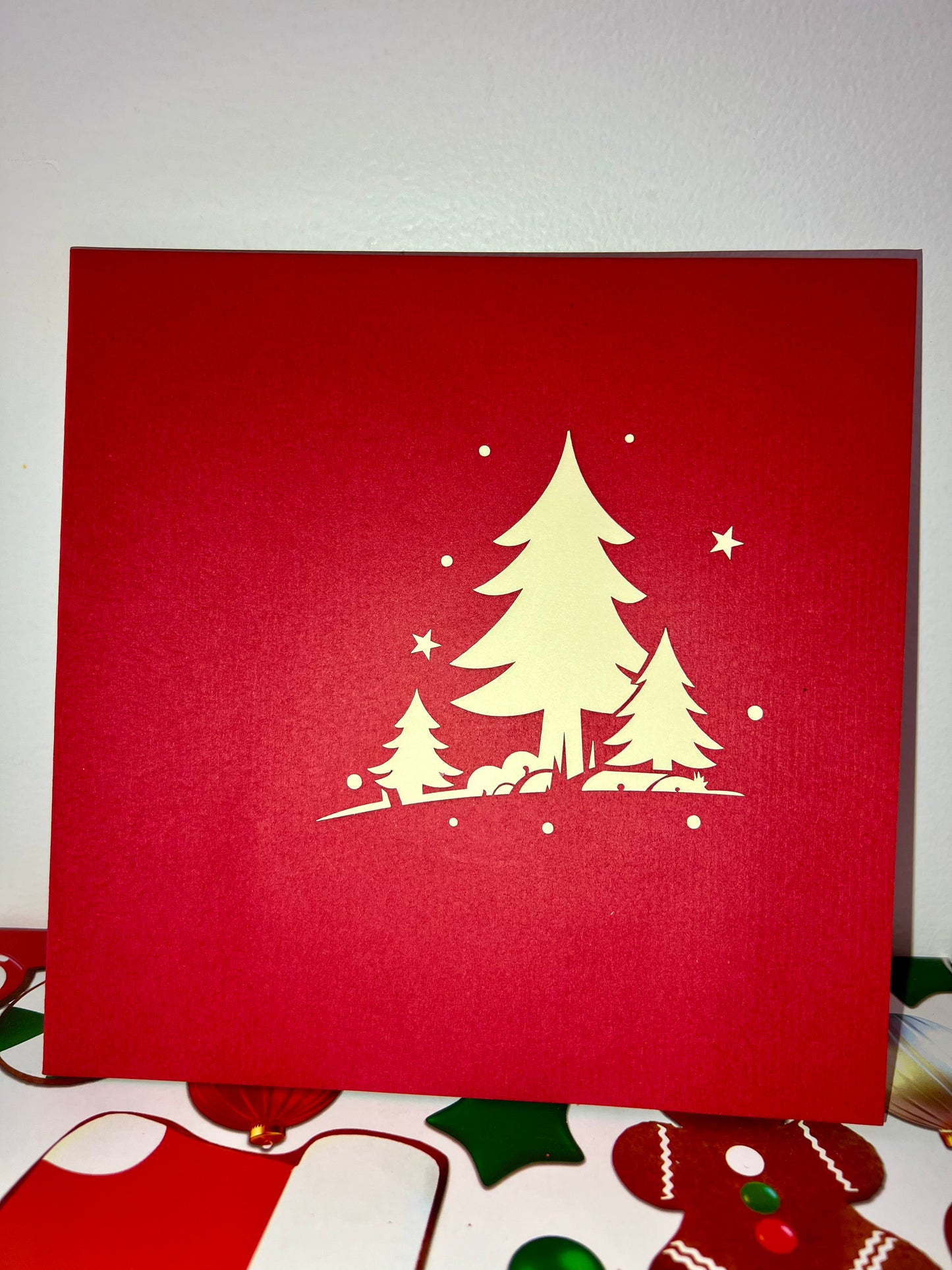 Christmas 3D card - outside