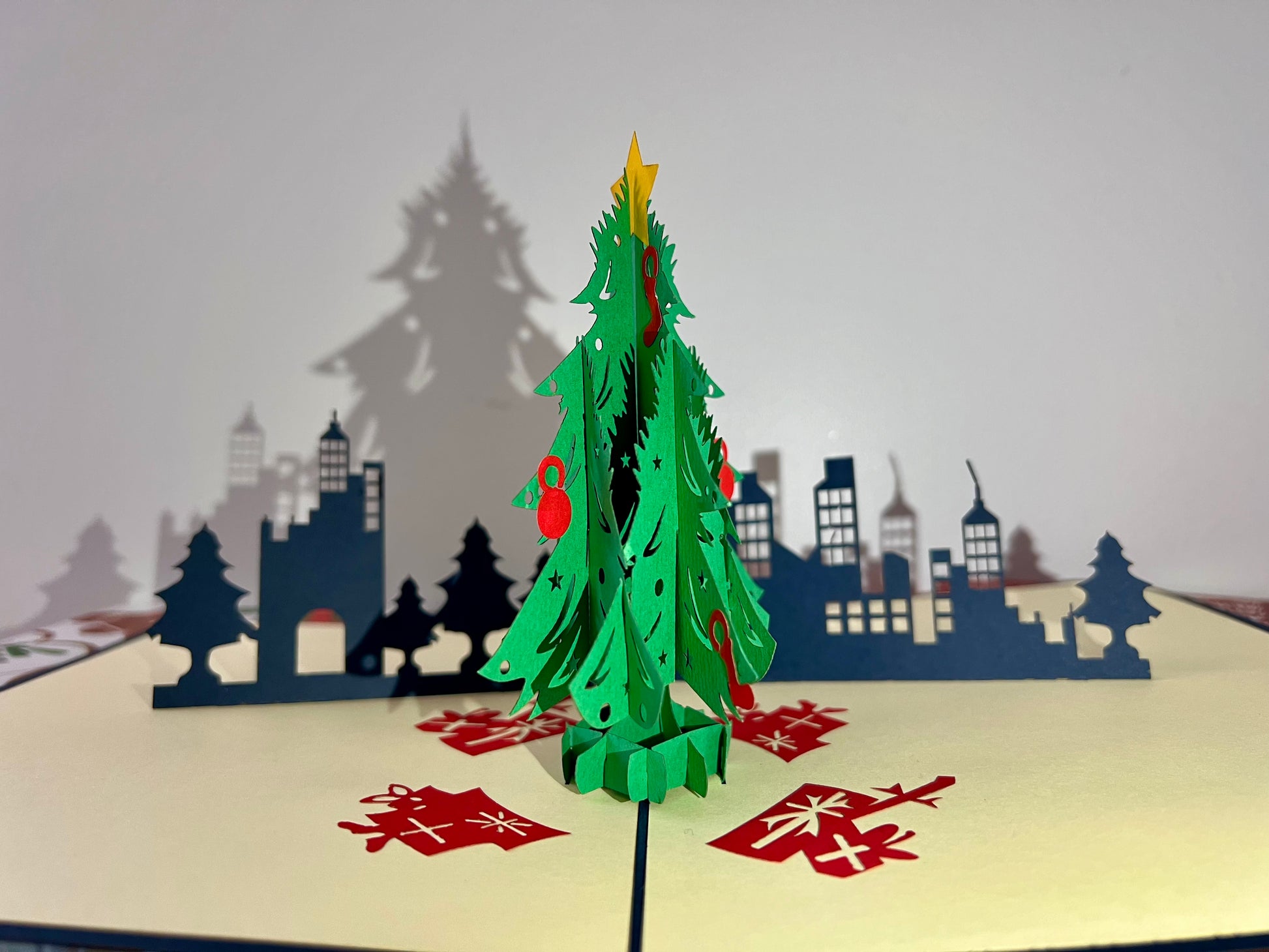 Xmas popup card - inside