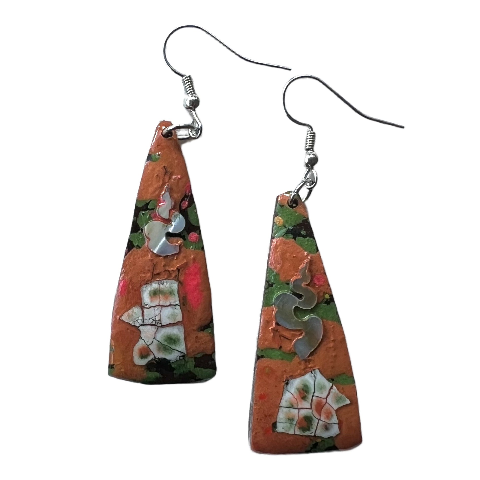 Unique lacquer earrings online Auckland New Zealand Sunset 01