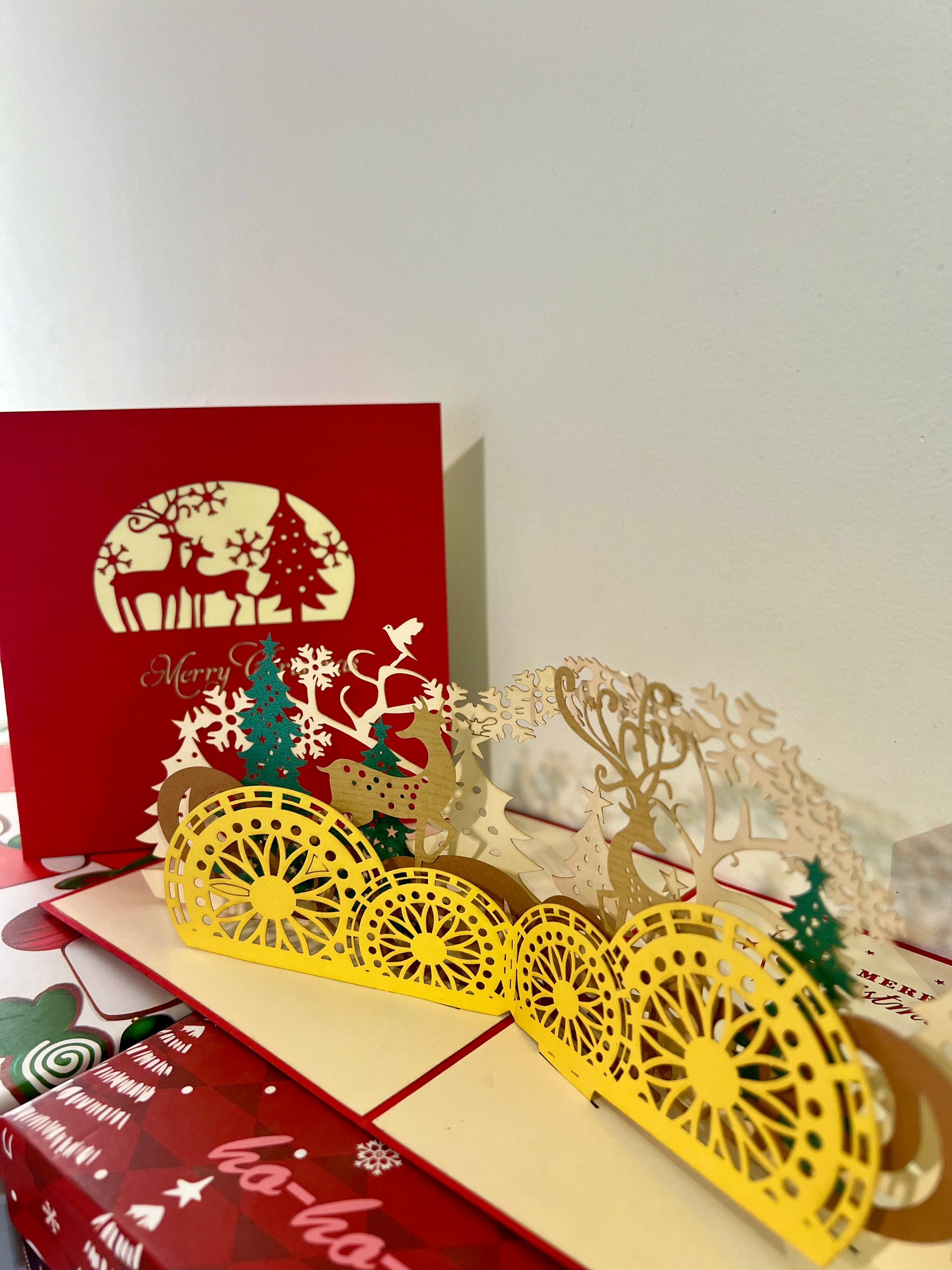 Greeting Christmas 3D card