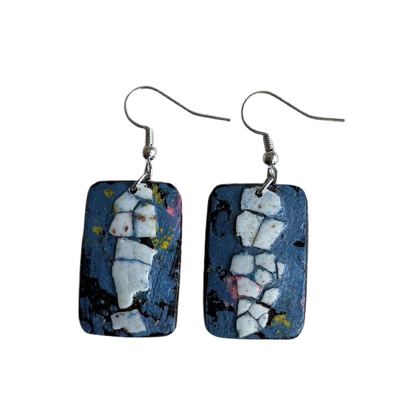 Calm and deep feelings earrings for a nice day Auckland Mist 01