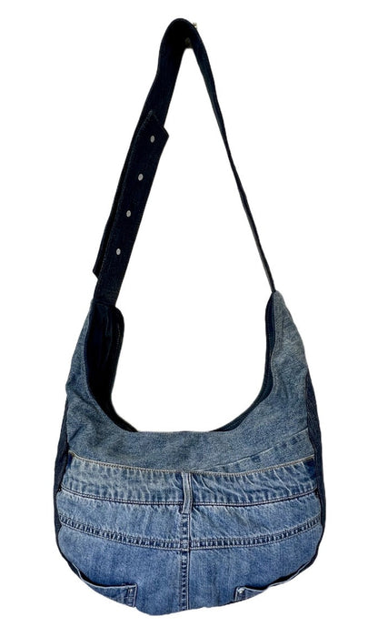 Unique denim hobo bag New Zealand online