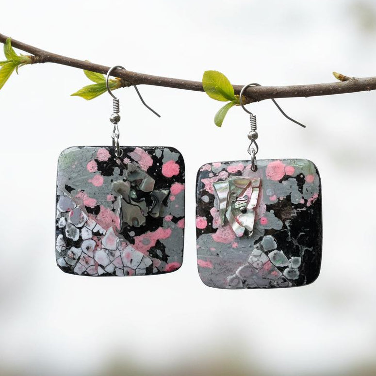 Lightweight earrings for lady in Auckland crystal 01
