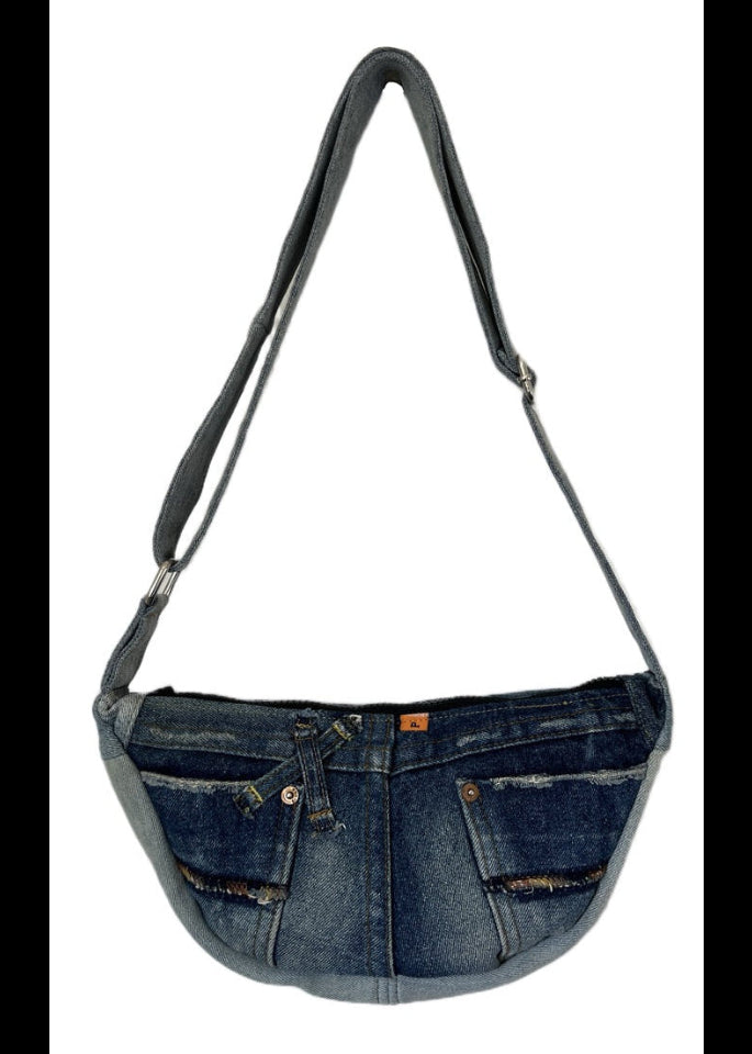 Unique denim bum bag New Zealand online for men