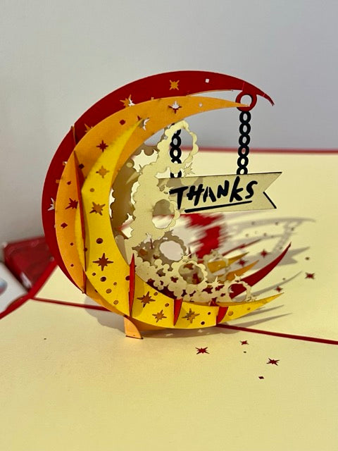 Handmade thank you card NZ