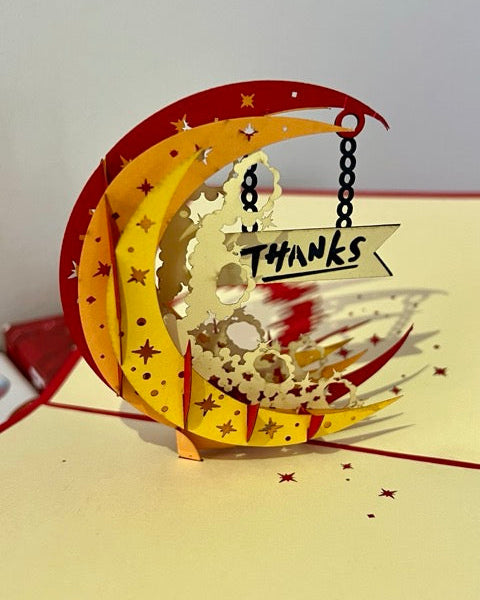 Handmade thank you card NZ