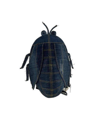 3D Cicada Backpack in Dark Blue Wash
