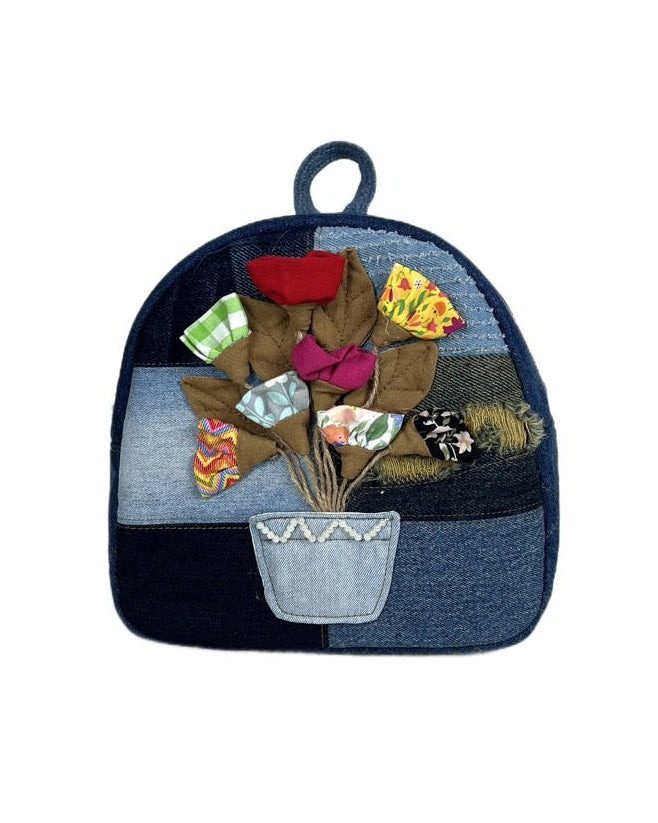 3D Potted Flowers Mini Backpack