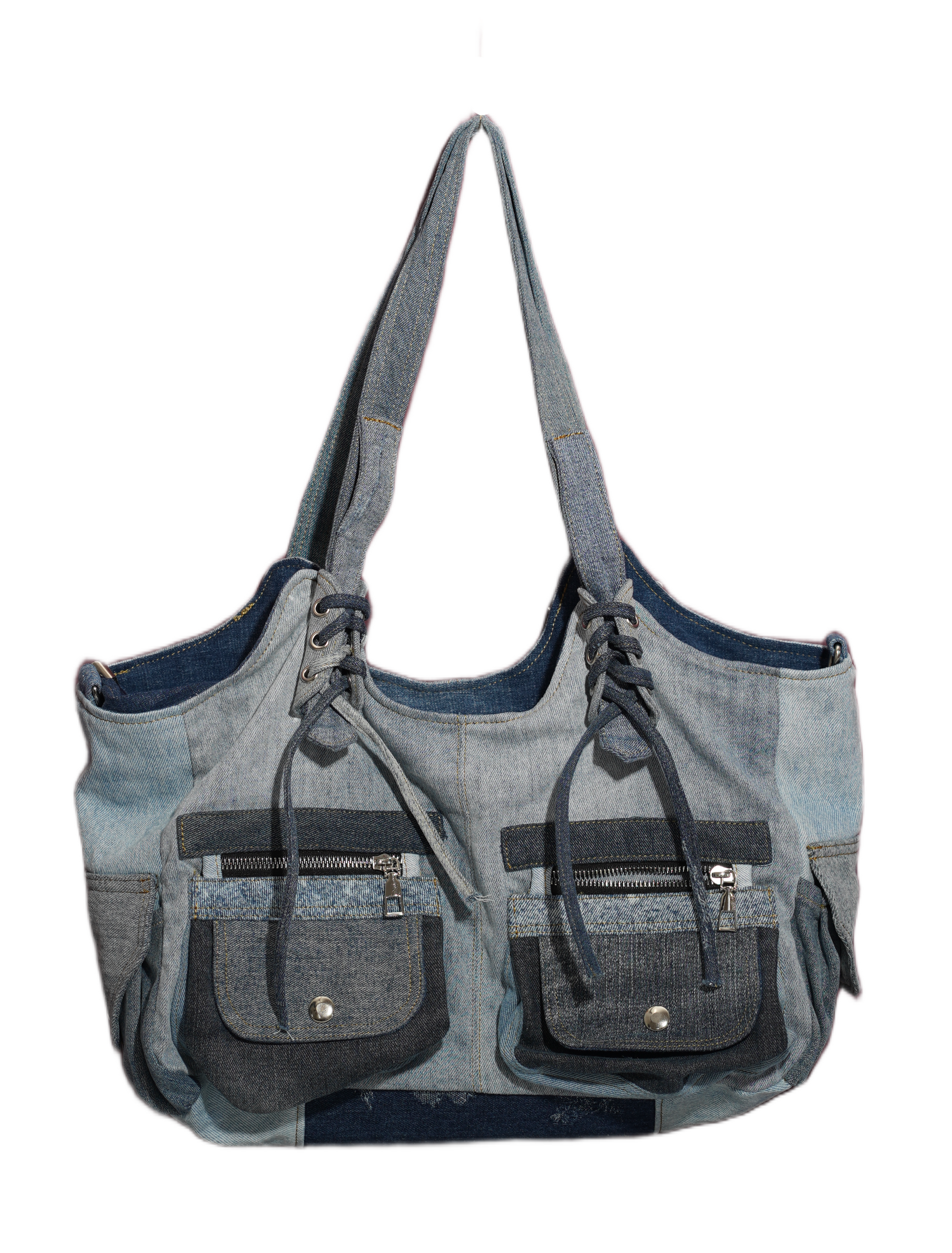 Unique handmake denim bag New Zealand - Front 