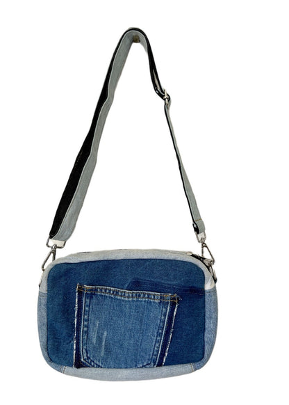 Denim crossbody bag for ladies 5C online across Auckland 