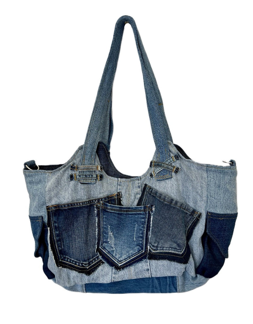 Shoulder bag unique denim bag online Auckland