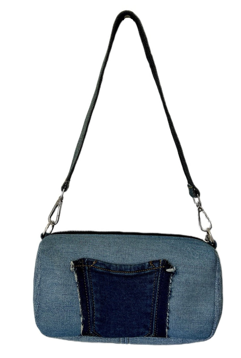 Unique denim shoulder bag gift for ladies Auckland 4B