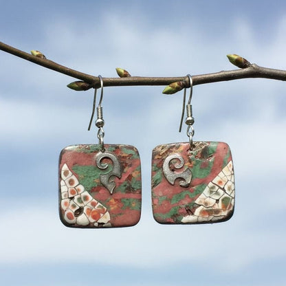 Unique lacquer earrings for lady NZ Root 3