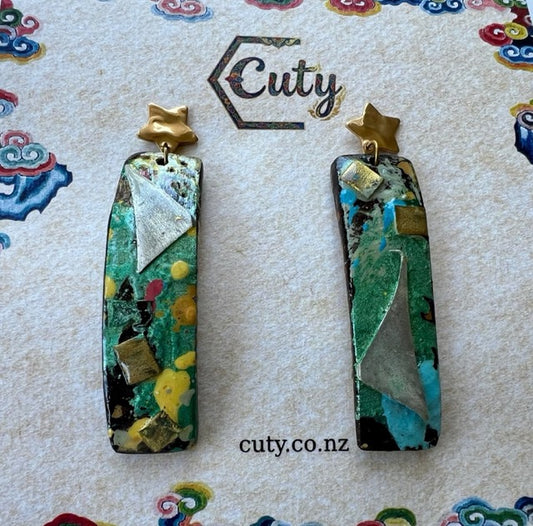 Auckland unique lacquer earrings 8 unique gifts