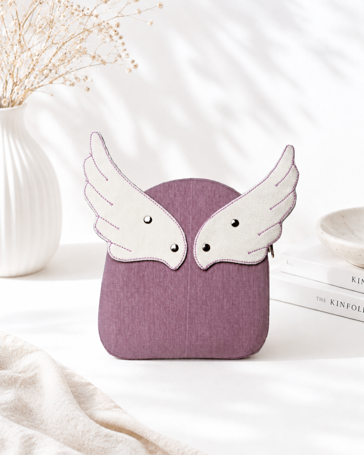 Pink Bird Mini Backpack