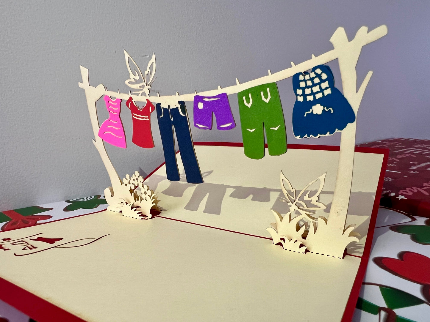 Sunny Day popup card -open