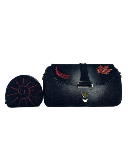 Black Baguette Bag