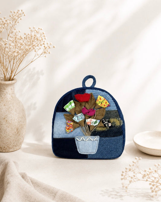 3D Potted Flowers Mini Backpack