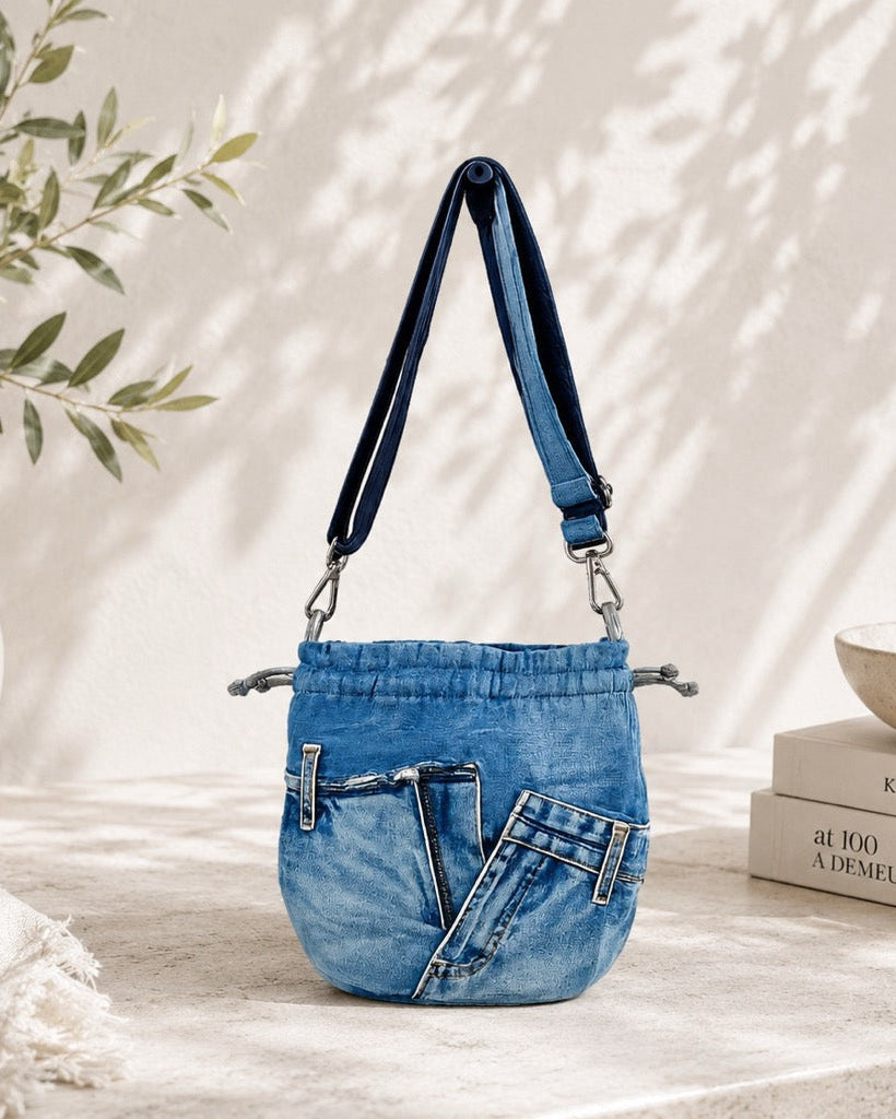 Drawstring crossbody bag #2B