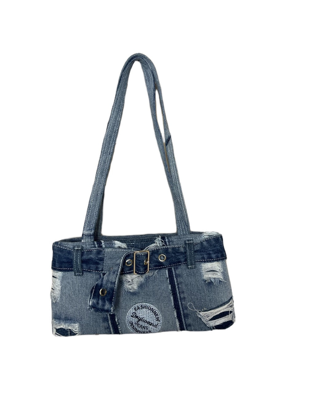 Y2K Belted Shoulder Bag