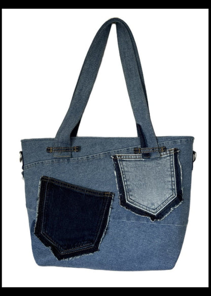 Unique handmade denim tote bag - Auckland online