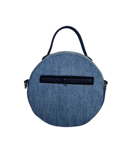 Hand-embroidered Mini Drum Bag
