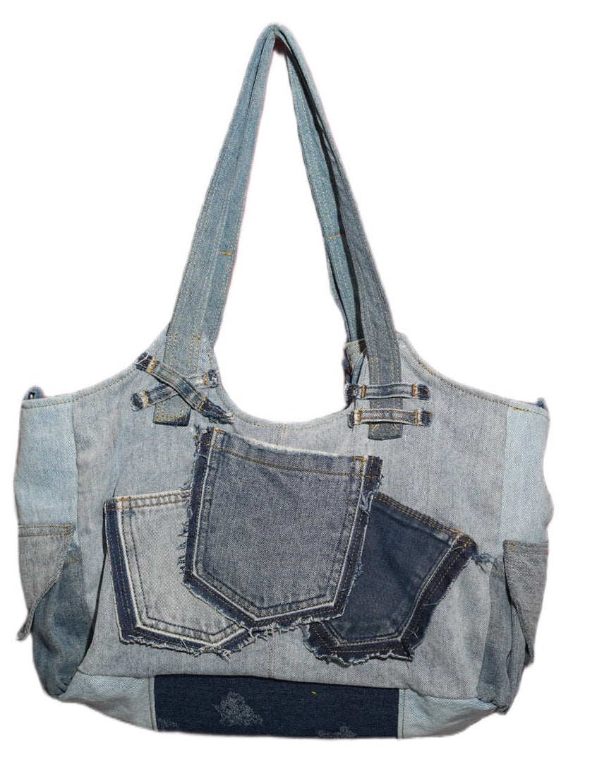 Unique handmade denim bag New Zealand online