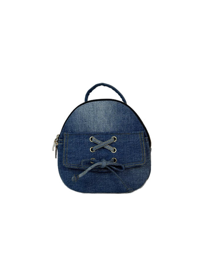 Lace-Up Mini Backpack