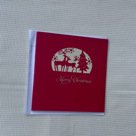 Greeting Christmas 3D card - review