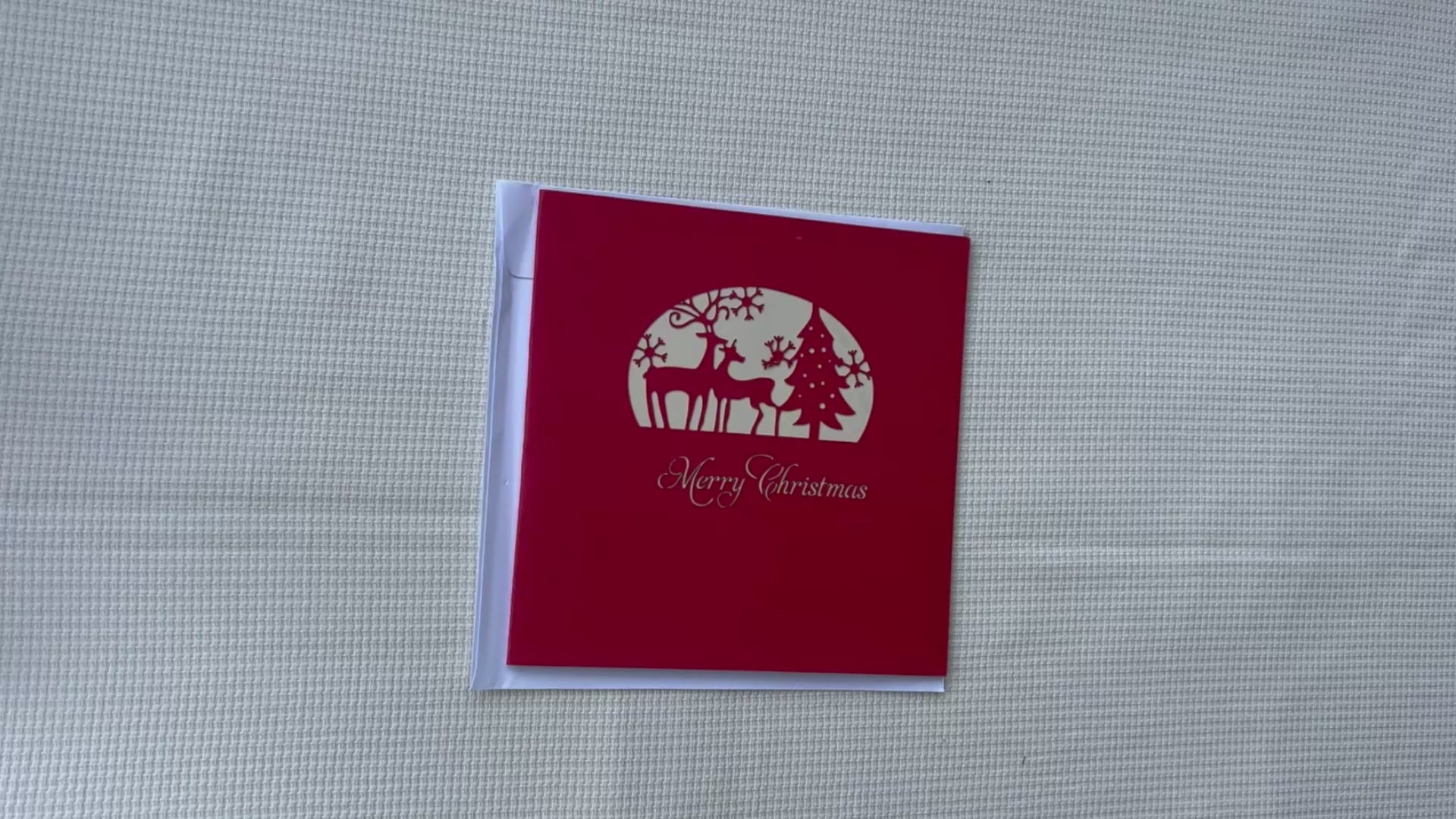 Greeting Christmas 3D card - review