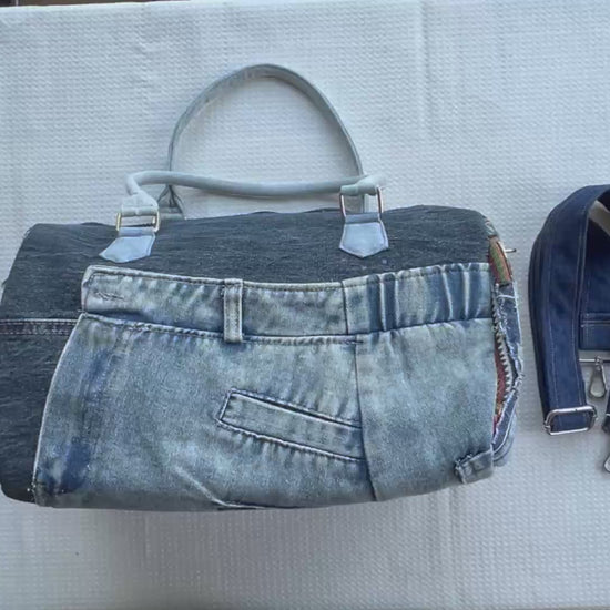 Duffel bag clip shows every corner of the bag
