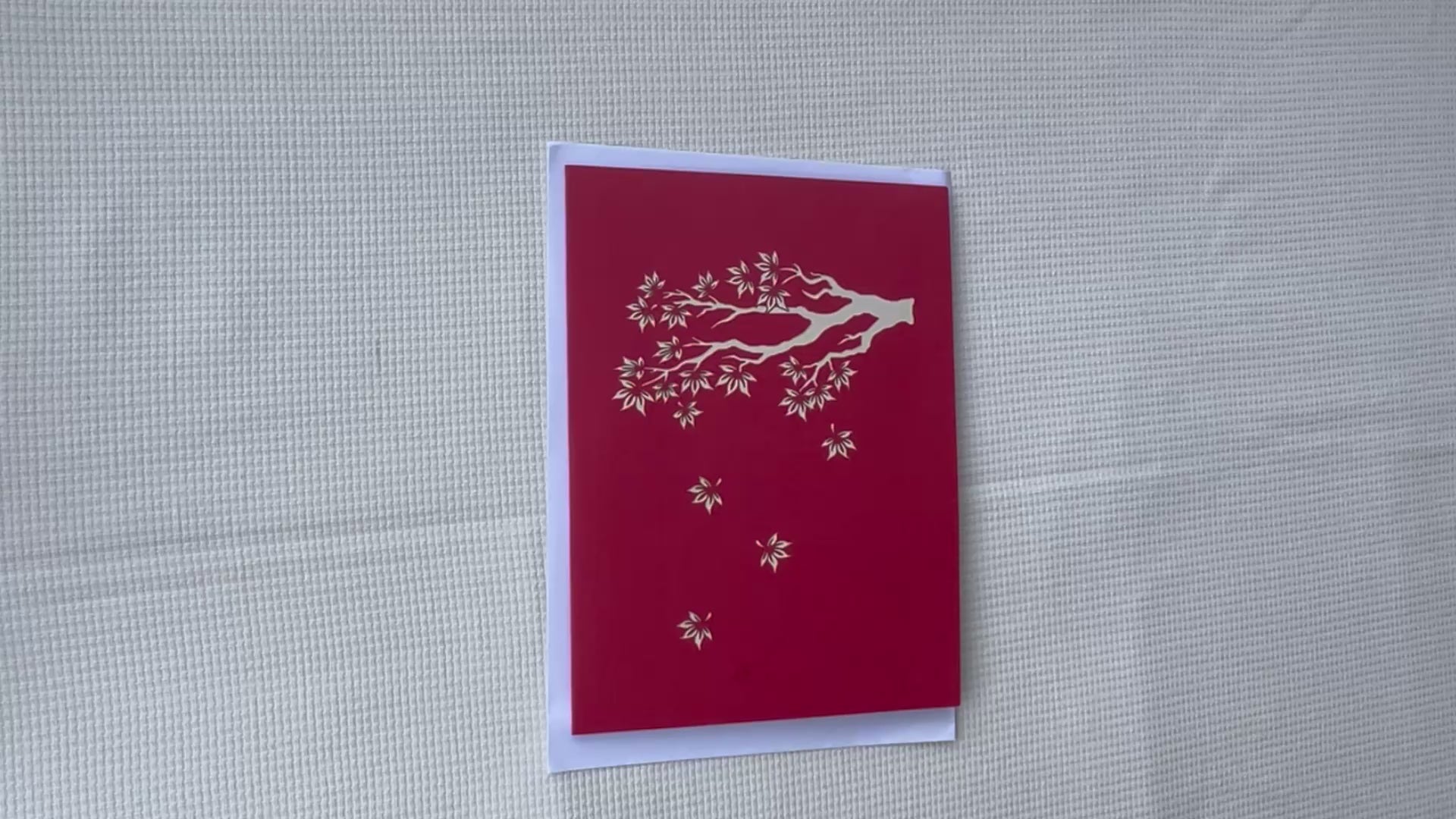 Maple tree 3D card - Review