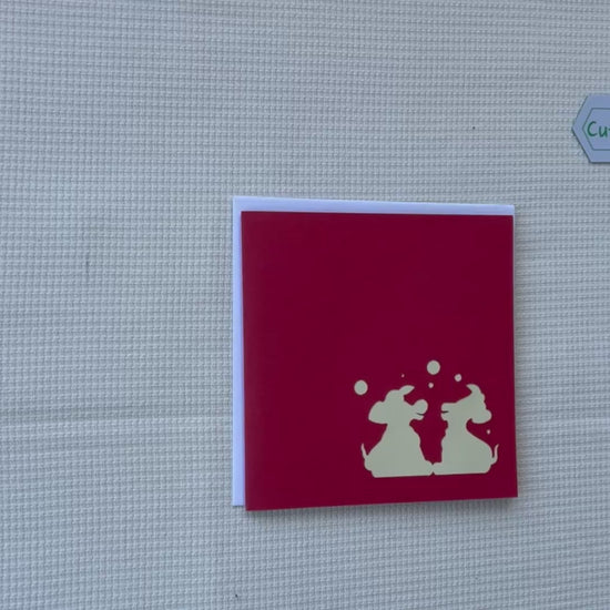 Dogs and Balloons Pop-Up Card - review
