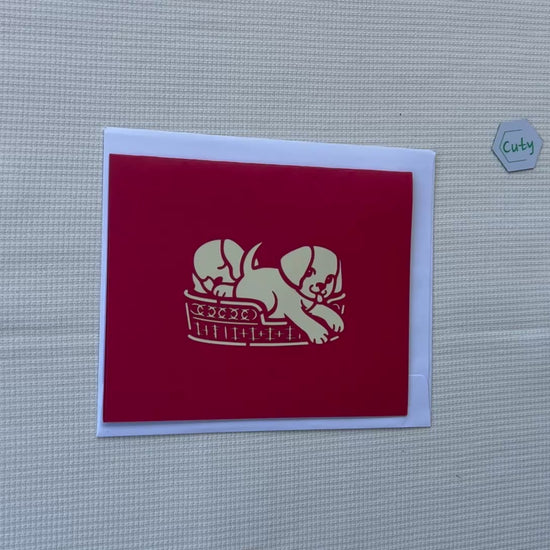 Dog Family popup card - Review