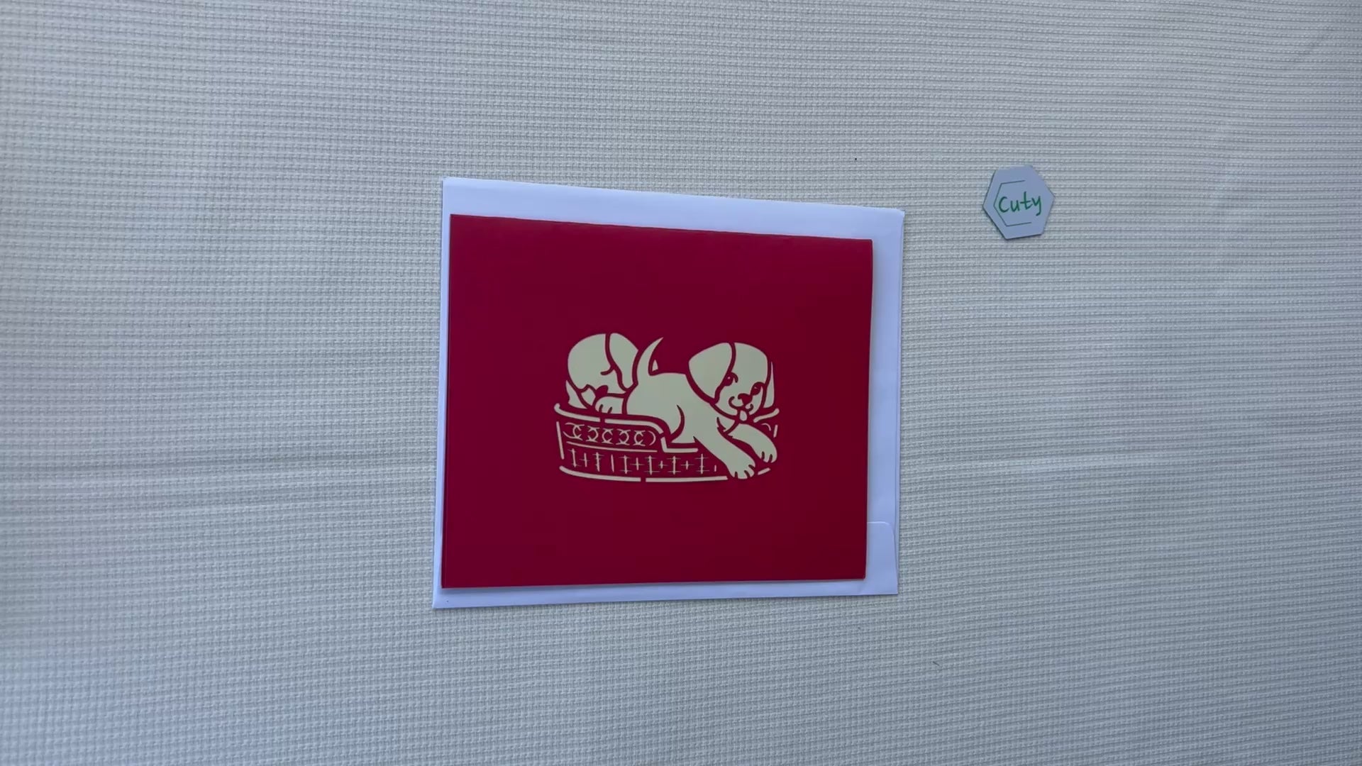 Dog Family popup card - Review