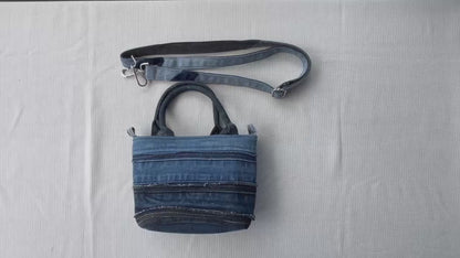 Denim handbag 8A for women online New Zealand