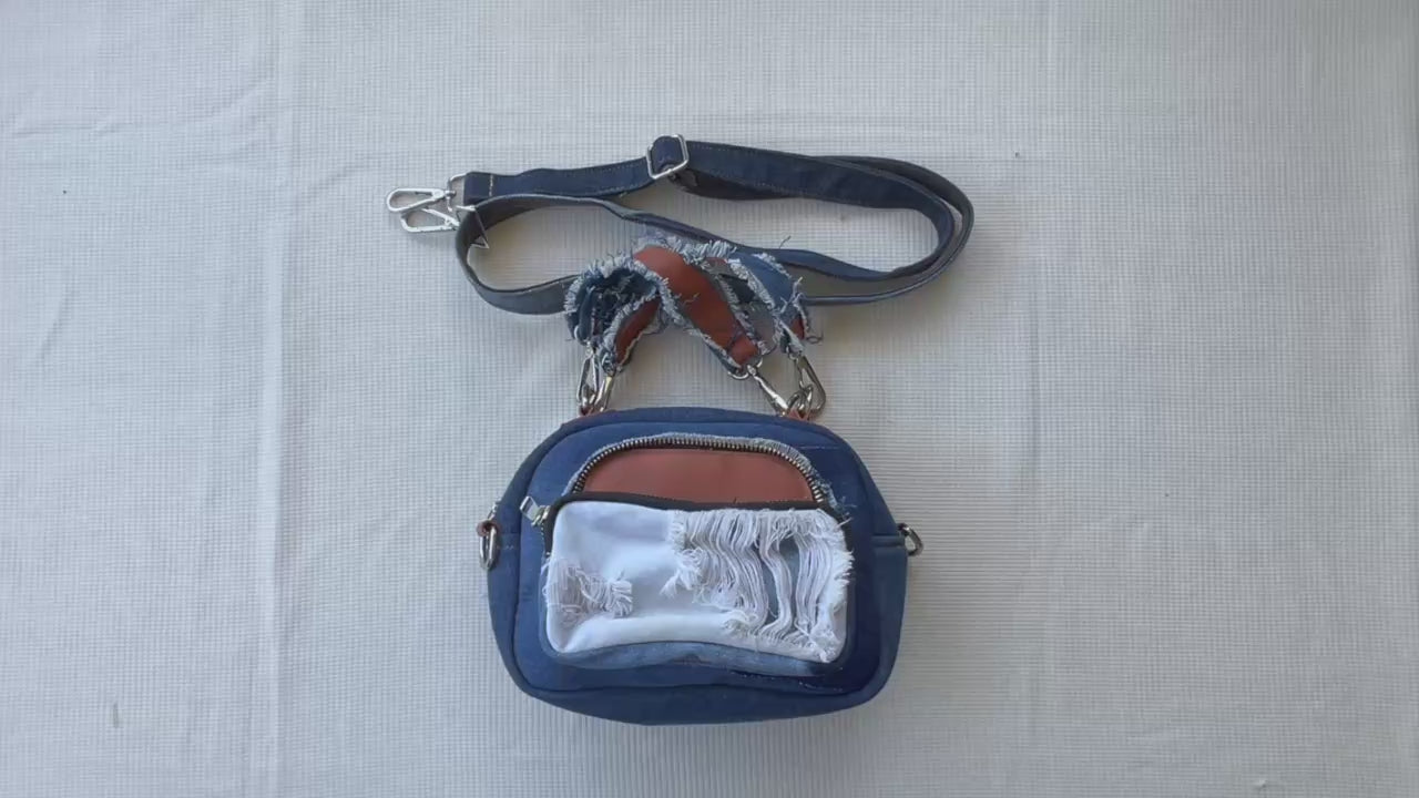 Special top-handle bag with leather NZ