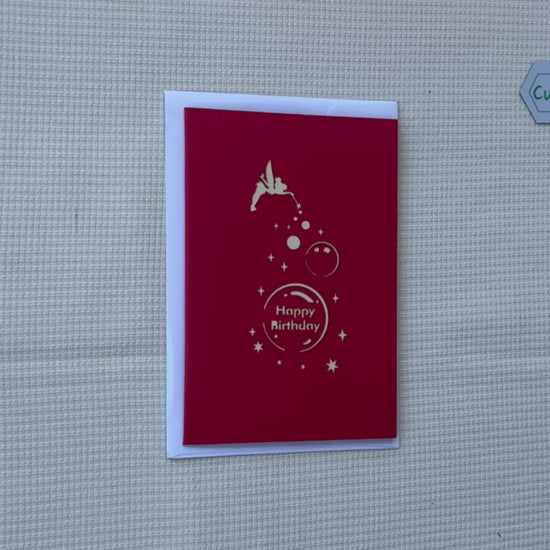 Fairy birthday magic 3D card- review