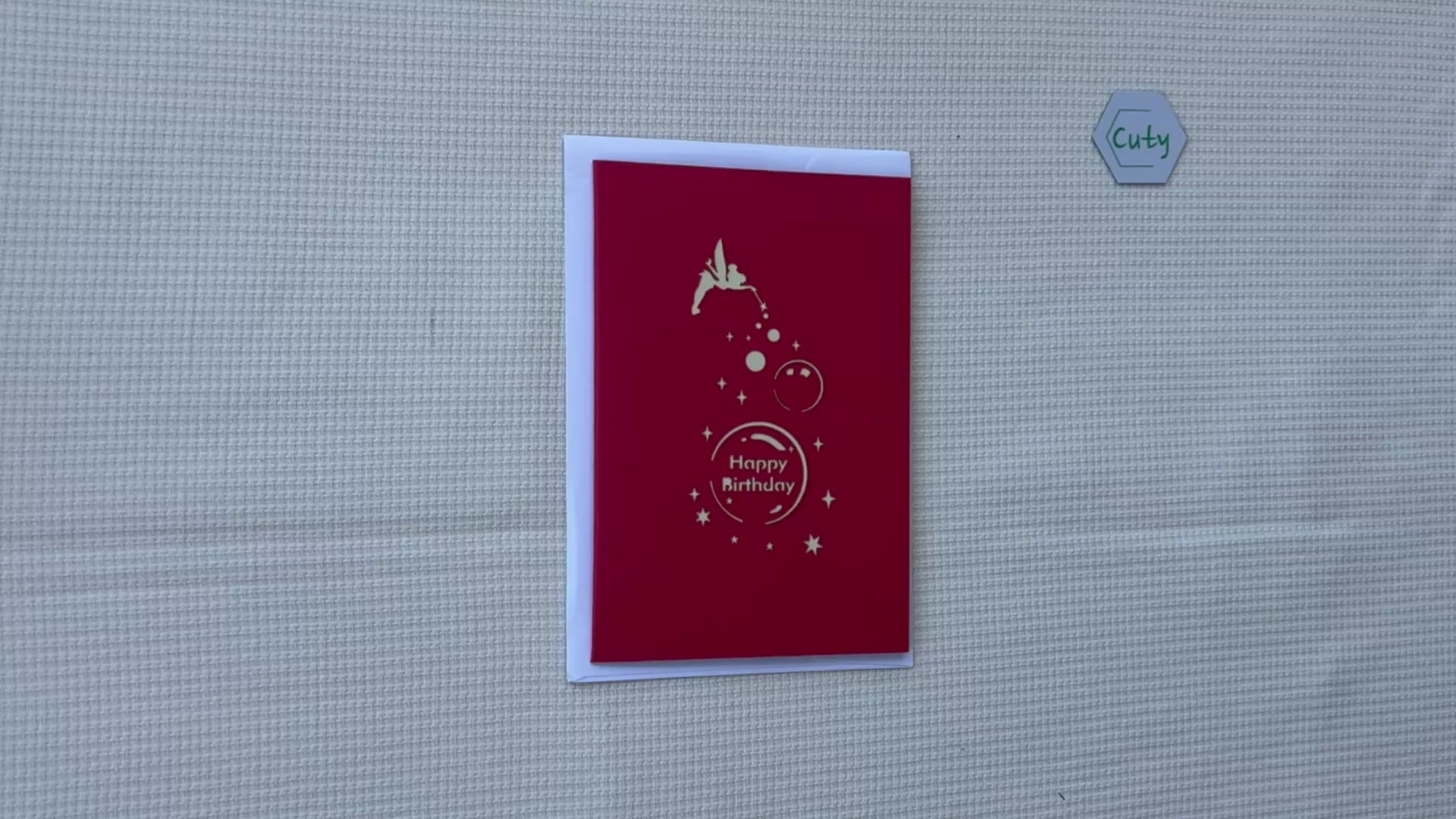 Fairy birthday magic 3D card- review